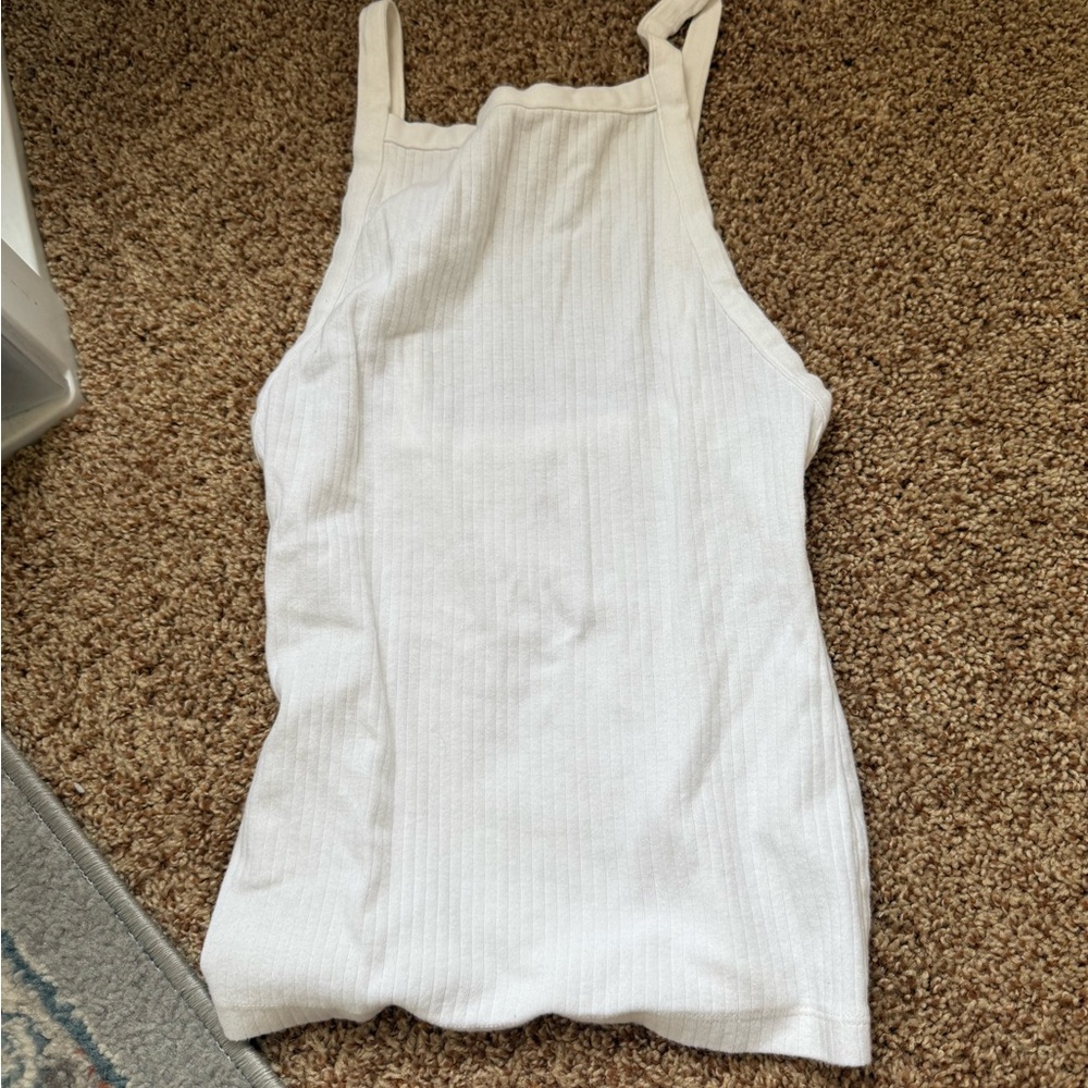 Free People ribbed tank White Sleeveless Women's Top